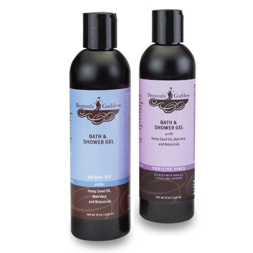 Heavenly Goddess Bath and Shower Gel - Hempseed and all natural