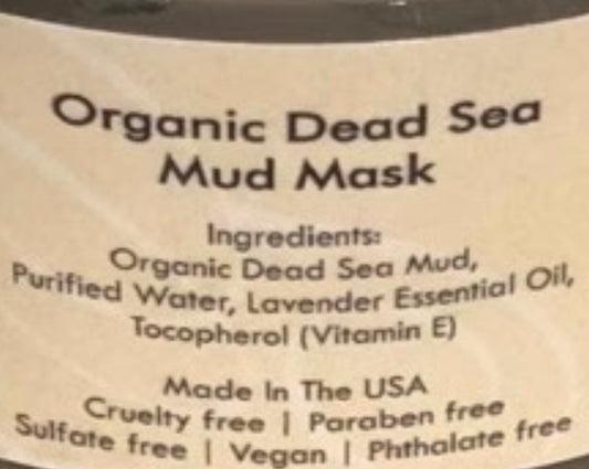 Organic Dead Sea Mud Mask