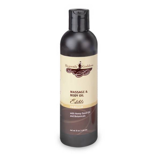 Edible Vanilla Hempseed Massage Oil